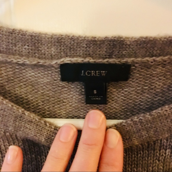 J. Crew Mohair Sweater (Grey/ivory, Size Small) - Picture 11 of 13